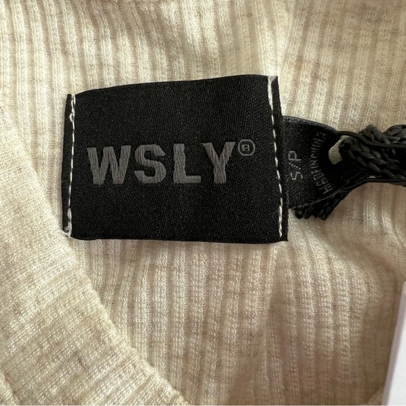 WSLY • Heathered Oatmeal Rivington Ribbed Tank • Size S • NWT - Picture 5 of 6
